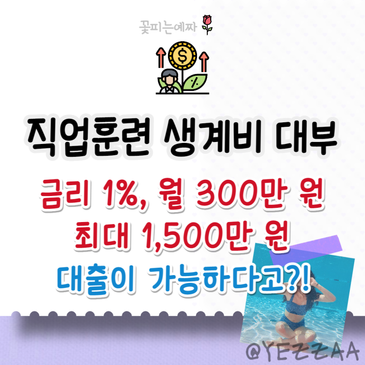  2023 직업훈련 생계비 대부, 내일배움카드 대출 지원 (대상, 조건, 신청방법)