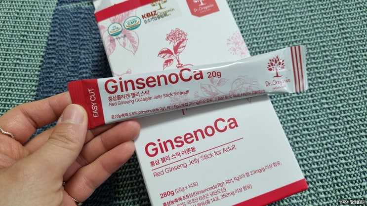 한입에 쏘옥~! 닥터오레고닌 진세노카 홍삼콜라겐 젤리 스틱 어른용 리뷰 한입에 쏘옥~! 닥터오레고닌 진세노카 홍삼콜라겐 젤리 스틱 어른용 리뷰
