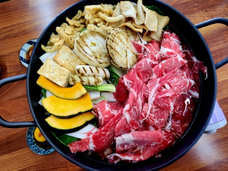  마산 호계 맛집 함안가야국수 스키야키