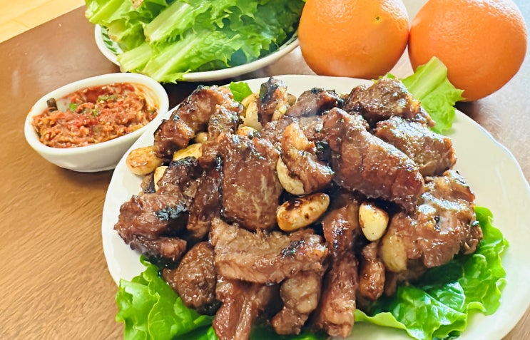  봄맞이 캠핑 맛있는 음식은 필수 농부네 수제 갈비