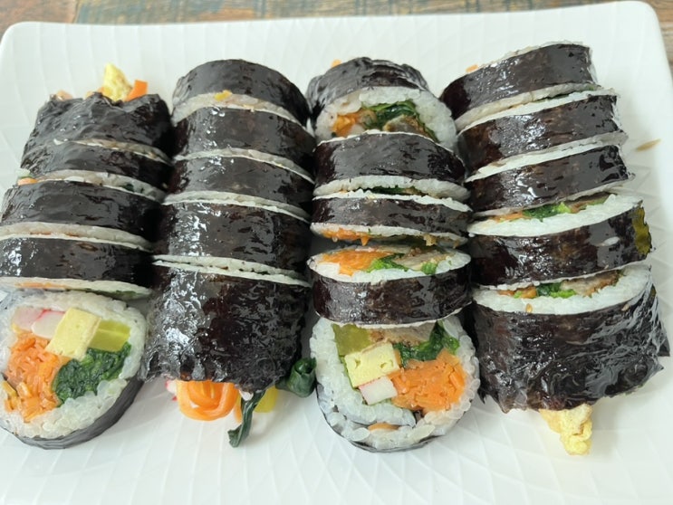  즉석김밥전문점 원주 문막 “딸부자꼬마김밥”