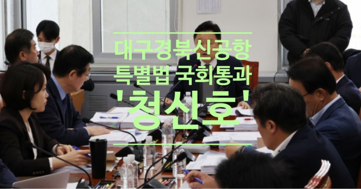  대구경북신공항 특별법 국회 통과 '청신호'