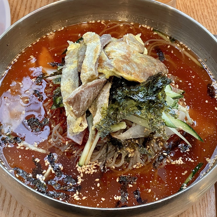  육전국밥 합정점  육전 물막국수 : 혼밥 맛집
