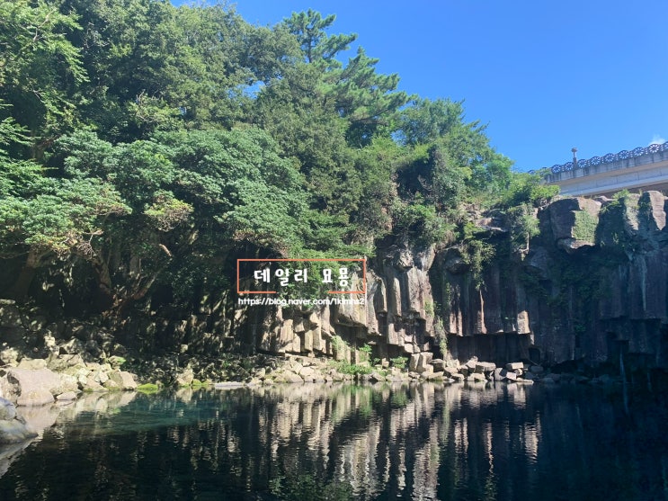  제주도 여행 2일차 (중문수두리보말칼국수, 천제연폭포, 스타벅스(중문점), 성신식당, 숙성도, 기념품샵) 2021.08.31