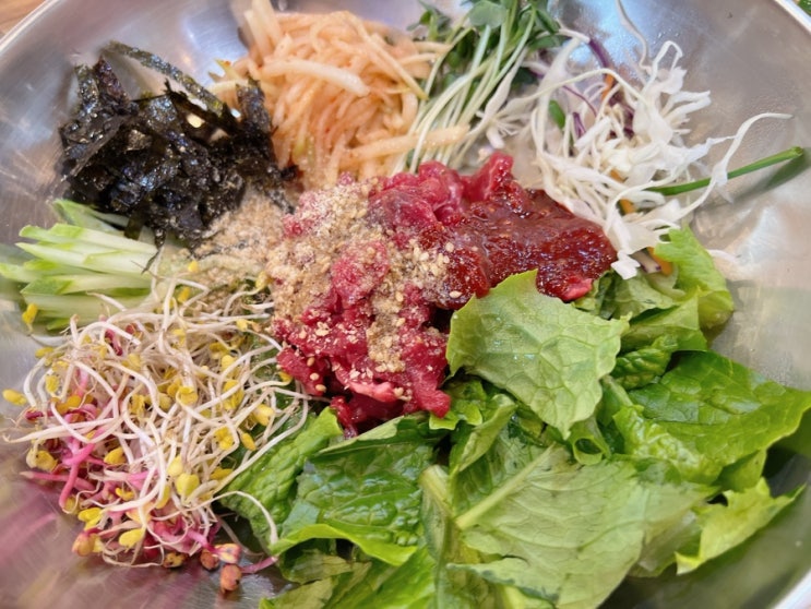  [전민동 갈비탕] 전민동 우직한 서가네 한우 갈비탕, 육회비빔밥, 불고기
