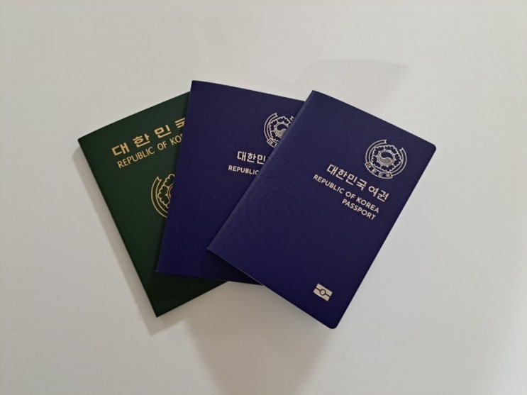  가족 여권 수령 확인