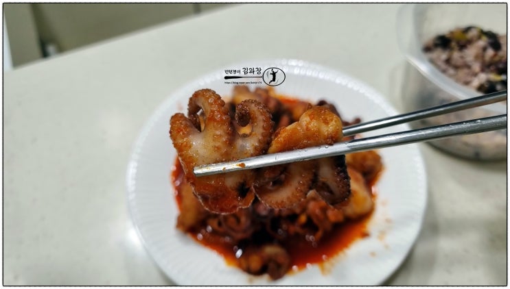  매콤달콤 쭈꾸미 삼겹살 [ 쭈꾸미 밀키트 ] 쭈삼으로 자취러 술안주도하고 밥반찬도하고