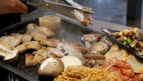  서귀포 맛집 흑돼지해물삼합에서 제주식 육해공 먹고왔어요~