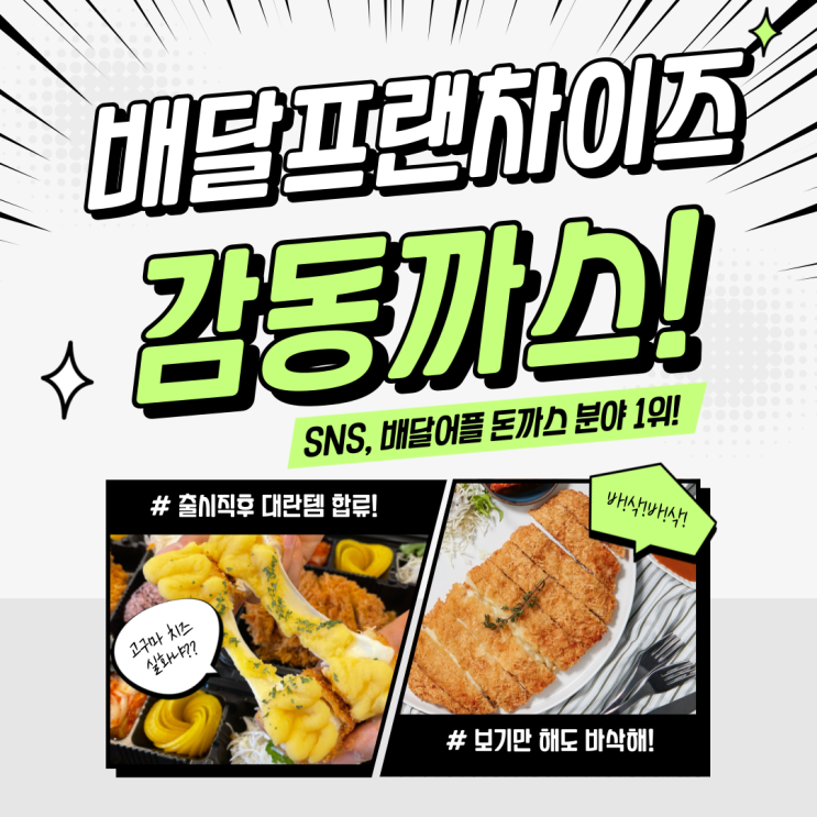  소자본창업 돈까스 프랜차이즈 :: 1인창업 배달맛집 샵인샵