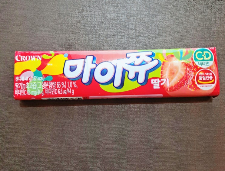  크라운 마이쮸 딸기