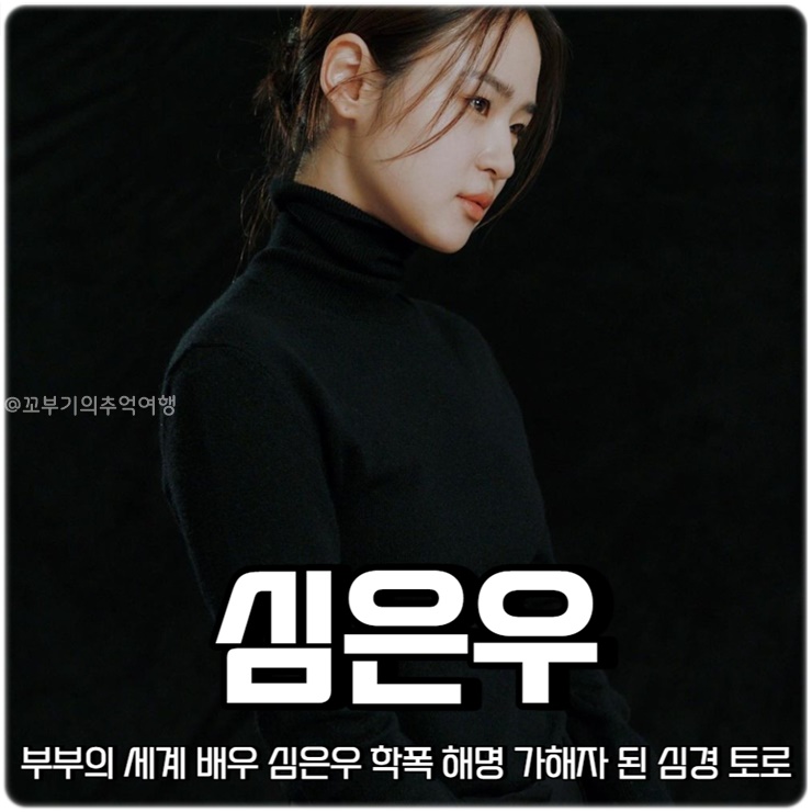 부부의 세계 배우 <b>심은우 학폭</b> 사과 가해자 된 심경 토로 본명... 