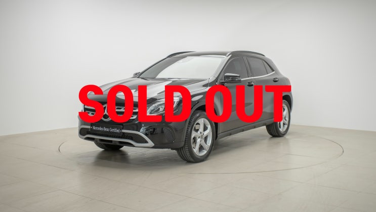  벤츠 GLA220 2018연식 인증중고차로 입고!!