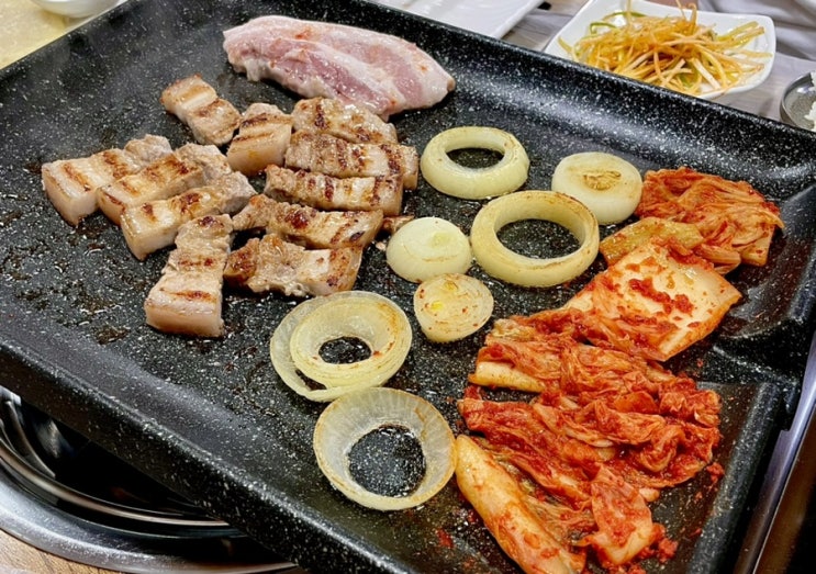 오대산찜마을 평창 켄싱턴호텔 근처 도보 가능 식당 삼겹살 황태구이 막국수 감자전