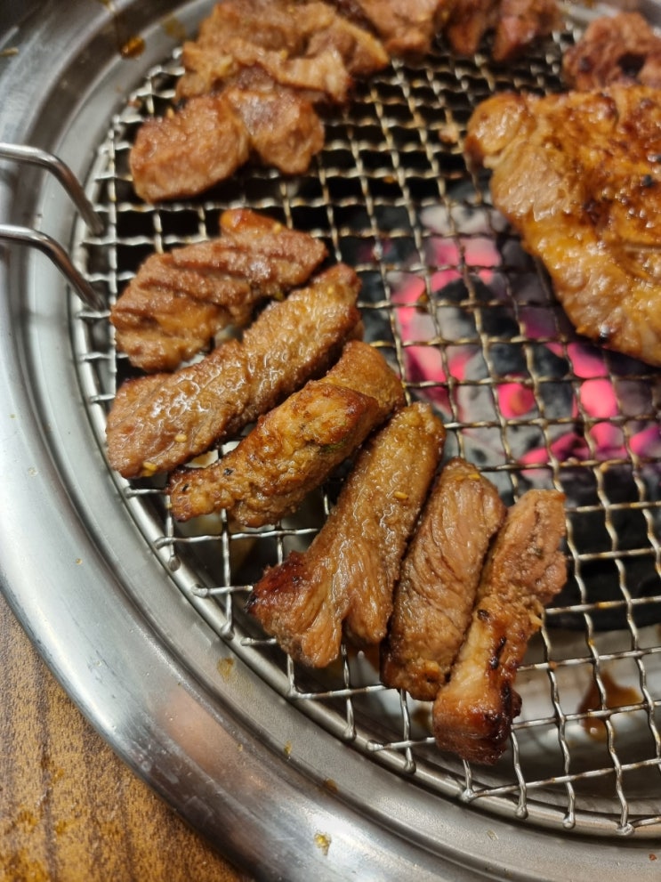  장유무한리필맛집 "도담갈비선생" 수제숯불스테이크갈비 삼겹살 무한리필