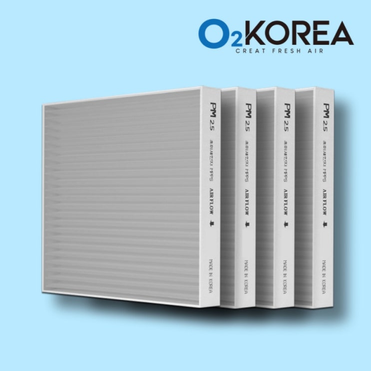  3+1 오투 PM2.5 초미세먼지 활성탄 차량용 자동차 에어컨필터 (4회교체분) OH10