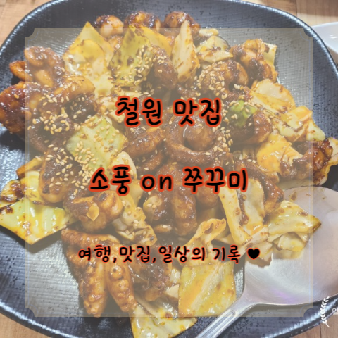  [철원맛집] 철원에 왔다면 가 볼만한 식당_신철원 소풍 on 쭈꾸미 브레이크 타임 확인 필수