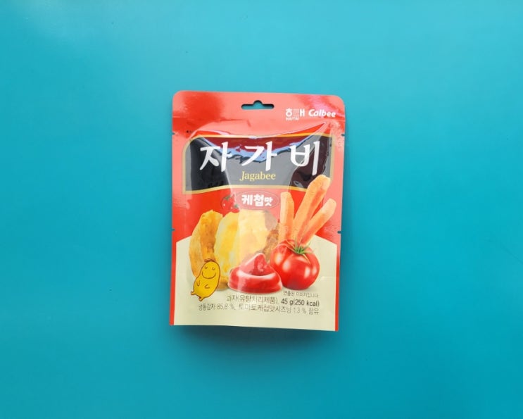 감자튀김과자에 케첩을 쫘악 - 자가비 케첩맛 - 편의점신제품 내돈내산 솔직리뷰 감자튀김과자에 케첩을 쫘악 - 자가비 케첩맛 - 편의점신제품 내돈내산 솔직리뷰
