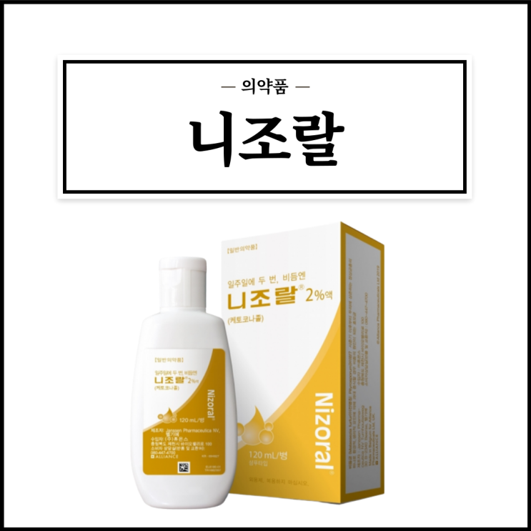  비듬샴푸 니조랄, 효능효과/사용법/부작용/주의사항 등 간단정리