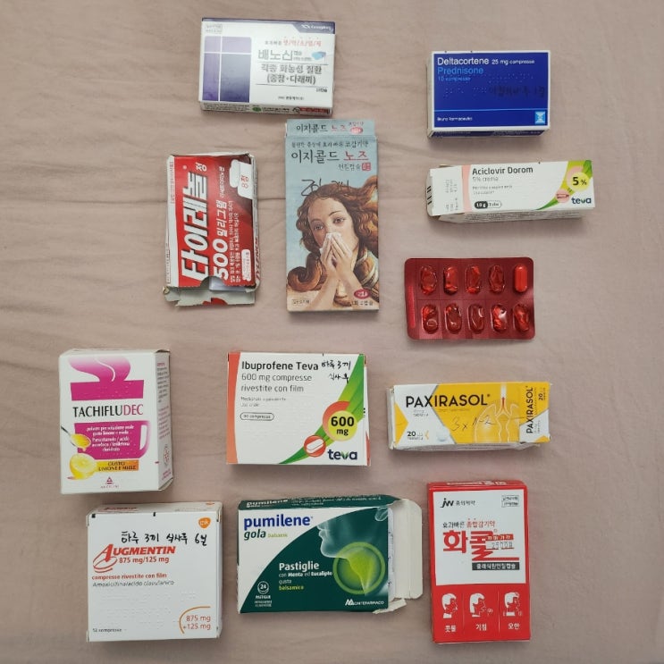  이탈리아 밀라노에서 아파서 병원 가기 / 유럽에서 살아남을 수 있는 약 종류 / 복용해온 약 후기