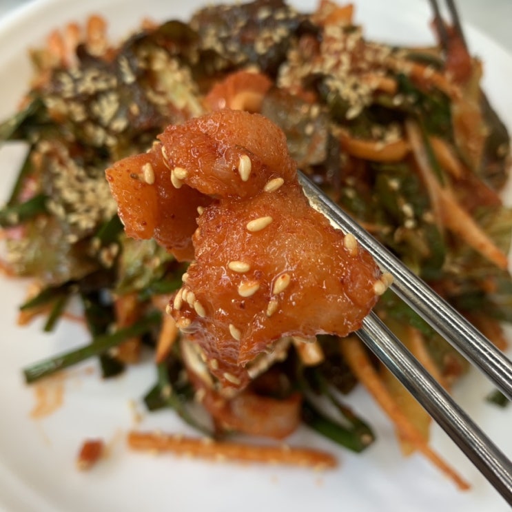  현지인이 추천하는 여수 서대회 맛집 광장서대회