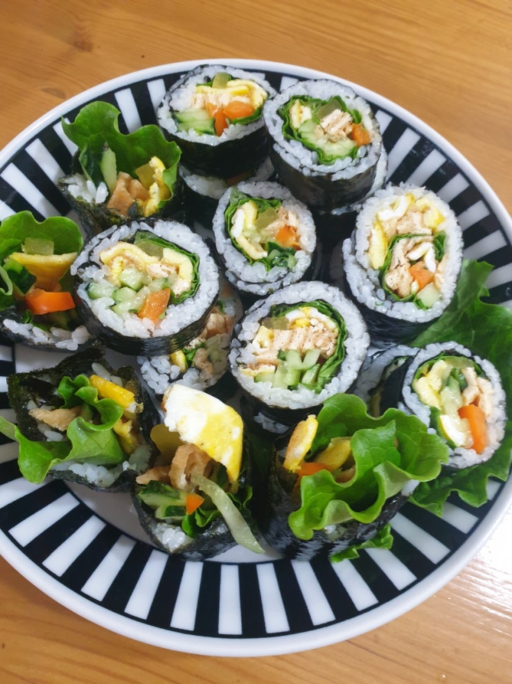  서진이네 유부김밥? 만들기 , 냉파하기