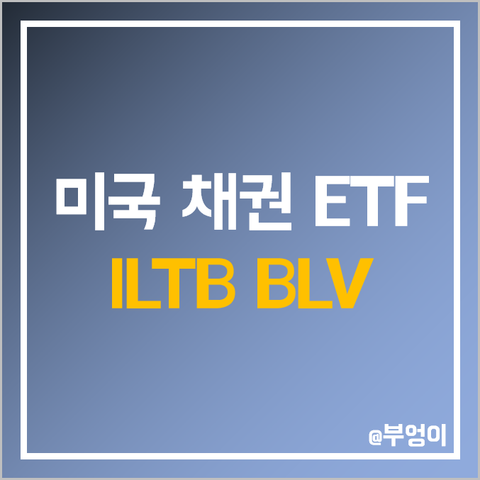 미국 장기 채권 ETF - ILTB & BLV 주가 (월배당 및 고배당 관련주)