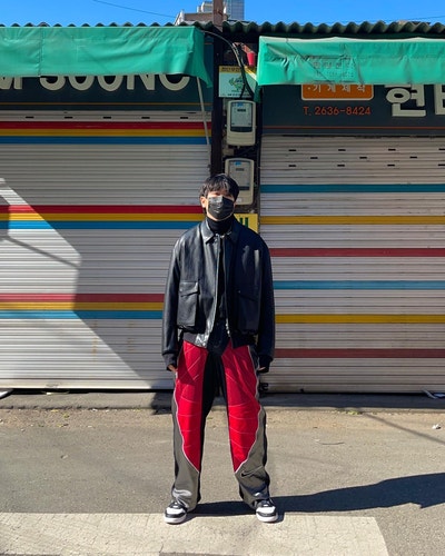 벌스데이수트 가죽자켓 후기 및 봄 코디!