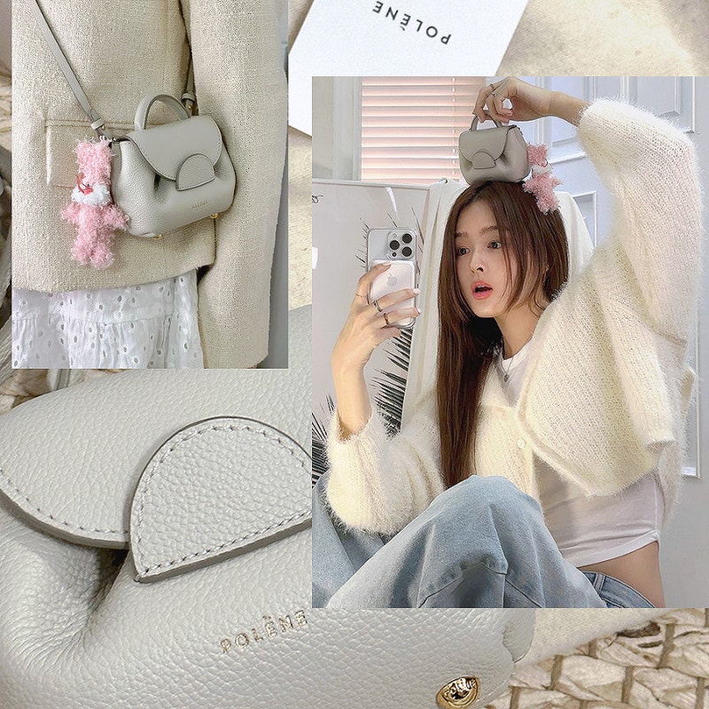 폴렌느 누메로 앙 넘버원 마이크로백 뽀짝해❣️ POLENE 초미니 가방