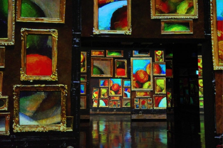 빛의 벙커 제주 : &lt;세잔, 프로방스의 빛&gt; 국내 유일의 몰입형 예술 전시관
