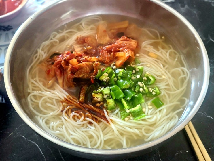  요린이도 만드는 간단한 잔치국수 만드는 방법