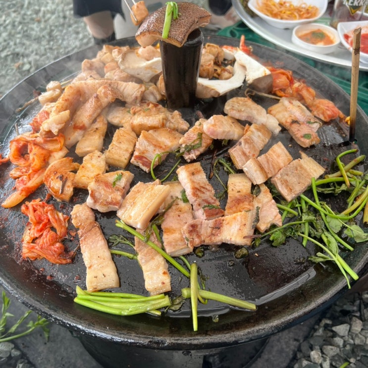  포항근교 경주 미나리 삼겹살 맛집 암행어사농원