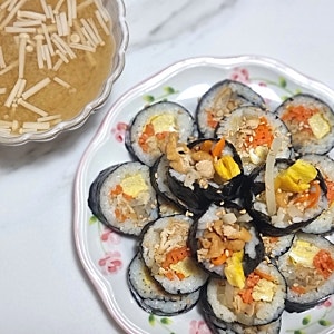 유부김밥만들기 유부조림레시피 밑반찬으로도 굿~!