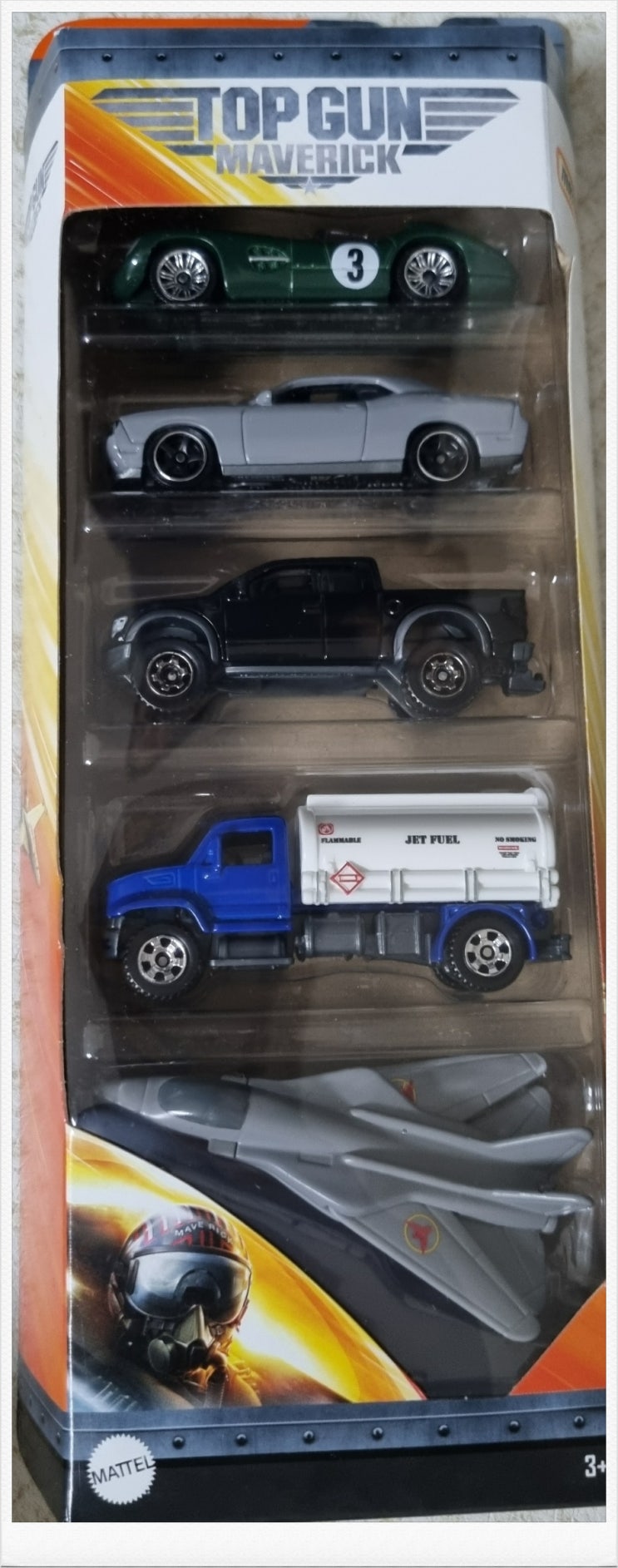  200210 - Matchbox 탑건: Maverick 차량 및 비행기 5팩