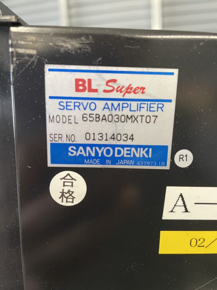 65BA030MXT07　SANYO DENKI　SERVO AMPLIFIER