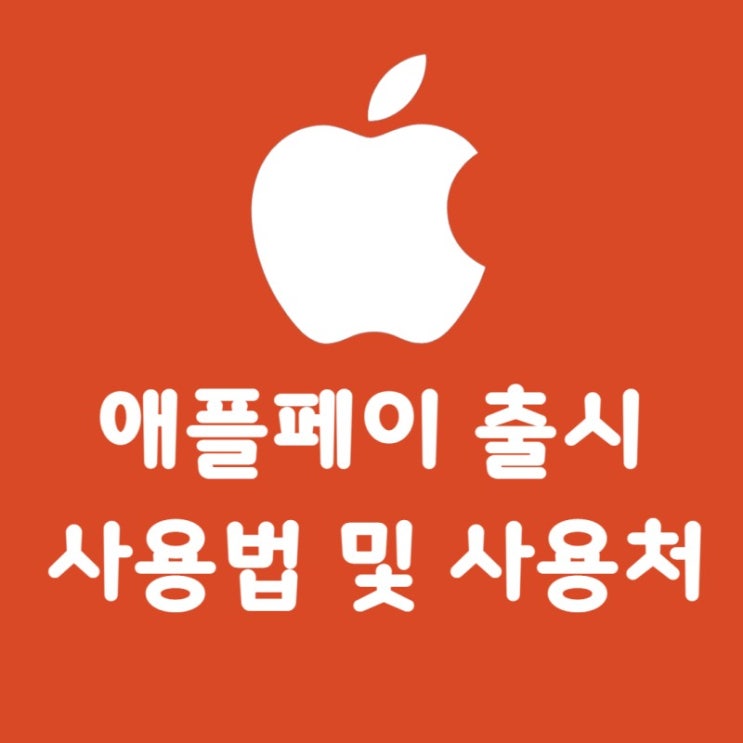  애플페이 출시 