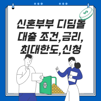  신혼부부 디딤돌대출 조건, 금리, 한도, 신청 방법(구비서류는?)