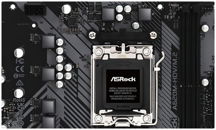  AMD 라이젠 7000 CPU용 A620 메인보드 사진 유출
