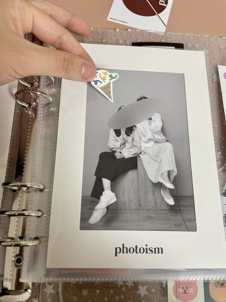  팬더스트리 인생네컷 하루필름 앨범:) 포토북 바인더 앨범으로 추억사진 정리하기
