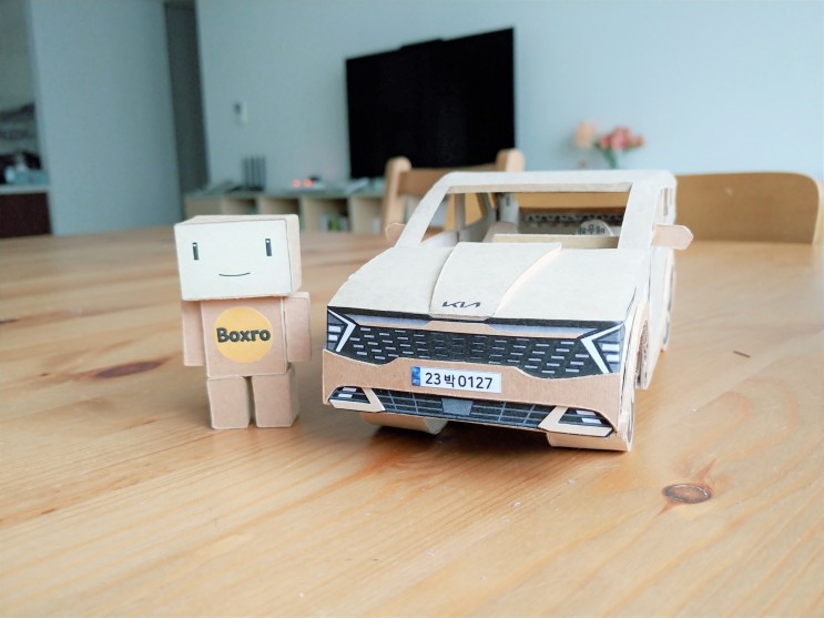 33.기아 스포티지 5세대(박스로 자동차 만들기) Kia Sportage 5th Gen.(How to make a cardboard car)