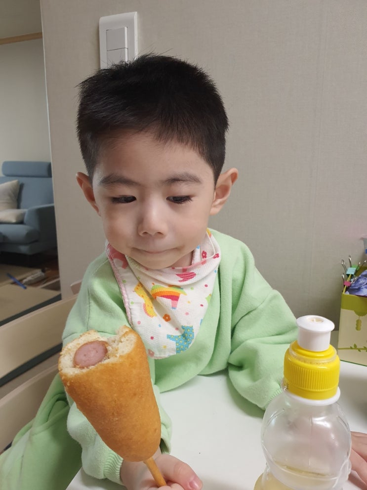  아빠 우웩했어?