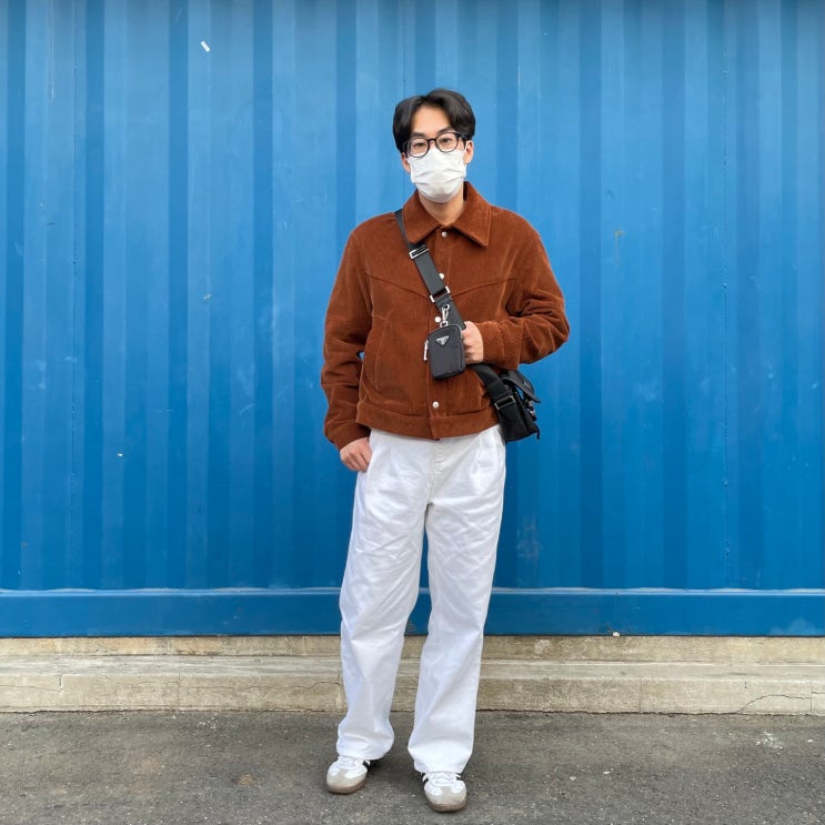  남자 봄자켓 코디 데일리룩(ft. 흰바지 백바지)
