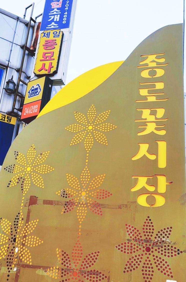  동대문역/종로5가 - 종로 꽃시장 가는길