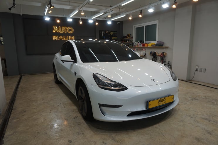  제주 테슬라 모델3 아이나비 A500 블랙박스 + 에코파워팩 S12