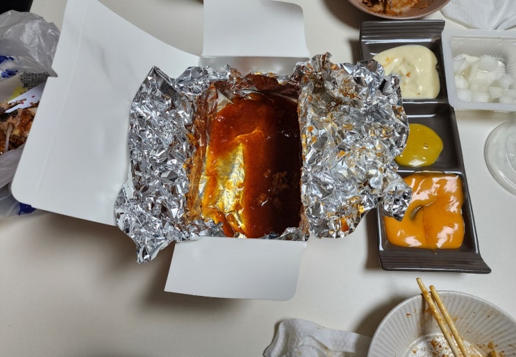 청주 후라이드참잘하는집 봉명점 킹트리플 양념치킨 카스 생맥주 리얼후기 맛집!