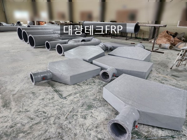  PVC 제품 외부 라이닝작업 및 납품
