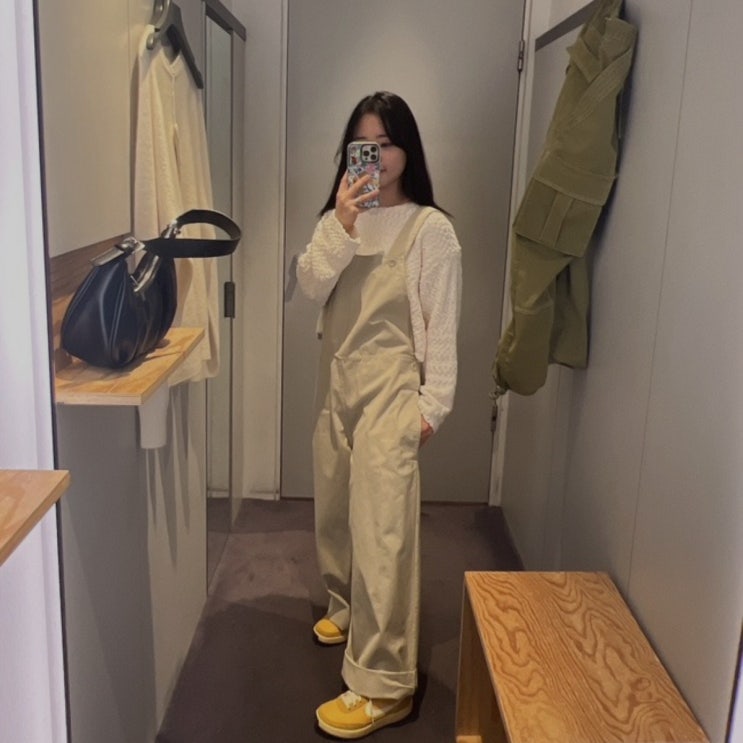 코스 멜빵바지 랩 백 와이드 레그 덩거리 ㅣ 미드 세일 코스 멜빵바지 랩 백 와이드 레그 덩거리 ㅣ 미드 세일