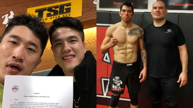  '스턴건' 김동현의 후배 조성빈 vs 'UFC 헤비급 전 챔피언' 케인 벨라스케즈 한테 배운 Jesus Pinedo 대결, 관심 끌어