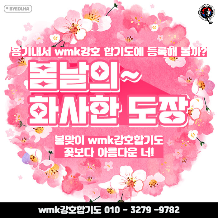  용기내서 wmk강호 합기도에 등록해볼까?