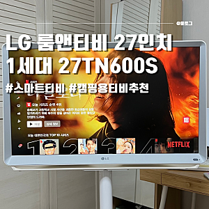 LG 룸앤티비 1세대 27TN600S 27인치 구매 후기 + 거치대