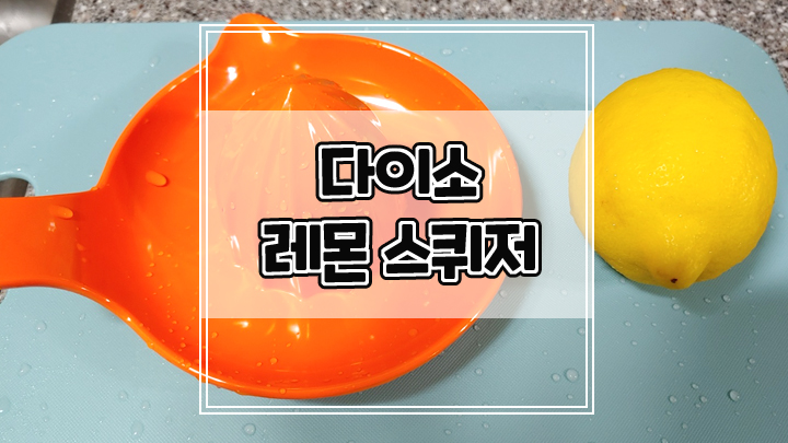  다이소 레몬스퀴저 레몬즙짜개로 레몬물 만들기 레몬물 효능